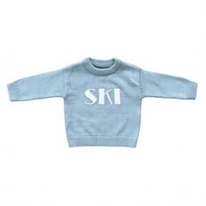 NEW BABYSPROUTS kid' ski knit sweater in blue